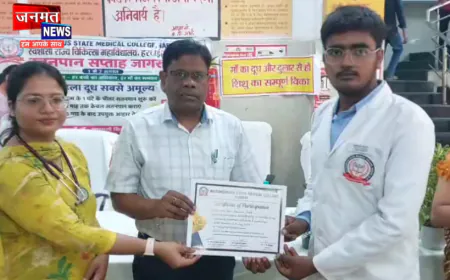 हरदोई में विश्व स्तनपान सप्ताह, पोस्टर प्रतियोगिता में छात्रों ने दिया जागरूकता का संदेश