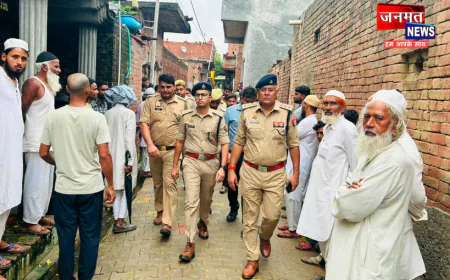 मुजफ्फरनगर प्रशासन की तत्परता, छत गिरने की घटना पर तुरंत पहुंची पुलिस; राहत-बचाव में जुटा पूरा अमला