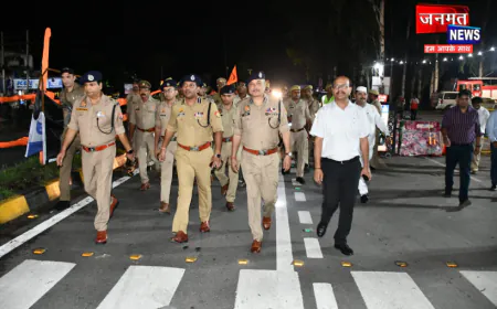 मुजफ्फरनगर में कांवड़ यात्रा मार्ग पर अधिकारियों ने किया पैदल निरीक्षण, सुरक्षा व्यवस्था का लिया जायजा