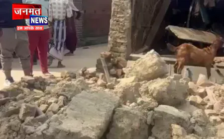 प्रतापगढ़ में अचानक भरभराकर गिरी दीवार, मलबे में दबे 70 वर्षीय बुजुर्ग की दर्दनाक मौत