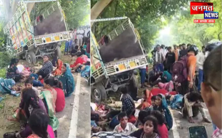 फतेहपुर: श्रद्धालुओं से भरी पिकअप अनियंत्रित होकर पेड़ से टकराई, 29 लोग घायल; राहत-बचाव कार्य जारी
