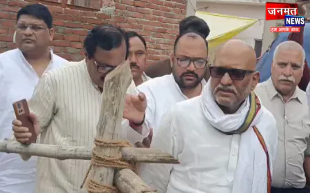 प्रतापगढ़: महुली पहुंचे कांग्रेस प्रदेश अध्यक्ष अजय राय, पीड़ित परिजनों से की मुलाकात; सरकार पर बोला तीखा हमला