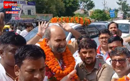 भाजपा किसान मोर्चा के प्रदेश अध्यक्ष देवेंद्र सिंह पहुंचे औरैया, कार्यकर्ताओं ने किया जोरदार स्वागत