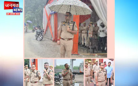 सहारनपुर: भारी बारिश में भी कांवड़ यात्रा का शानदार प्रबंधन, SSP ने संवेदनशील बिंदुओं का किया निरीक्षण