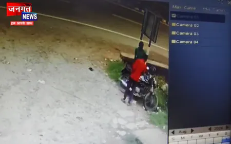 रायबरेली के बछरावां में बैंक के सामने से बाइक चोरी का सनसनीखेज मामला, सीसीटीवी फुटेज वायरल