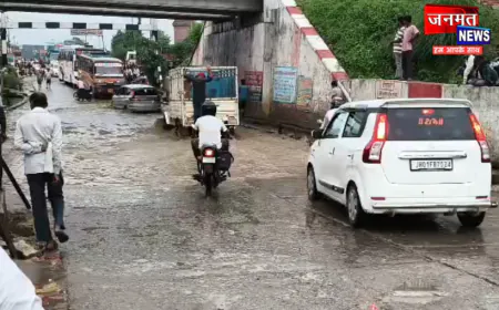 मिर्जापुर: हल्की बारिश में भी नटवा रेलवे अंडरपास में हो जाता है जल जमाव, जनप्रतिनिधियों को नहीं है चिंता
