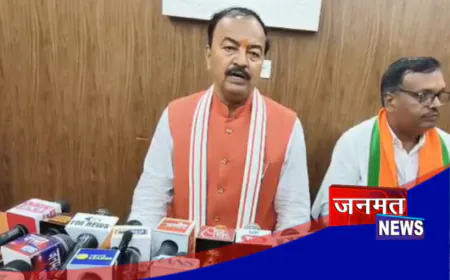 कौशाम्बी पहुंचे डिप्टी सीएम ने सपा मुखिया पर साधा निशाना, भाजपा में शामिल होने का दिया ऑफर