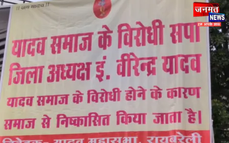 रायबरेली: 2027 चुनाव से पहले सियासी माहौल गरमाया, चर्चा में यादव महासभा की होर्डिंग