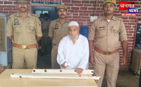 प्रतापगढ़ में मारपीट व हत्या के प्रयास का वांछित 62 वर्षीय आरोपी गिरफ्तार, खोखा कारतूस बरामद
