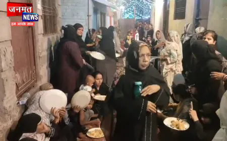अयोध्या के हाशमी नगर में ईद मिलादुन्नबी पर 28वें वर्ष हुआ लंगर, हजारों लोगों ने ग्रहण किया प्रसाद