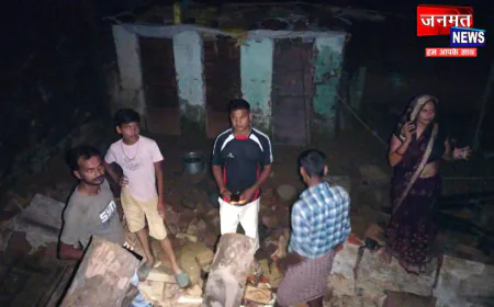 औरैया के अजीतमल क्षेत्र में बड़ा हादसा, कच्ची दीवार टीन शेड पर गिरने से पांच लोग घायल