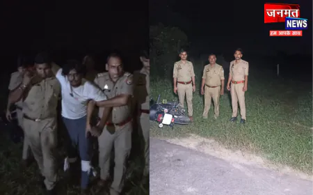 बुलंदशहर: हत्या के मामले में वांछित बदमाश पुलिस मुठभेड़ में गिरफ्तार, 25 हजार का था इनामी