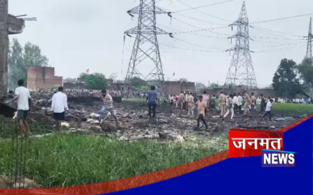 कौशांबी में पटाखा गोदाम में भीषण धमाका, चार से अधिक लोगों की मौत; इलाके में मचा हड़कंप