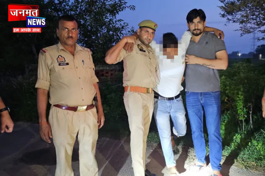 औरैया में हुई पुलिस मुठभेड़, गौकशी की घटना में वांछित आरोपी को लगी पैर में गोली