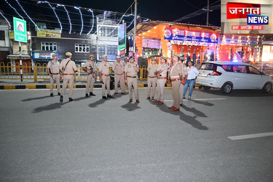सहारनपुर SSP अभिनंदन सिंह ने कांवड़ मार्ग का किया स्थलीय निरीक्षण, सुरक्षा व्यवस्थाओं का लिया जायज़ा