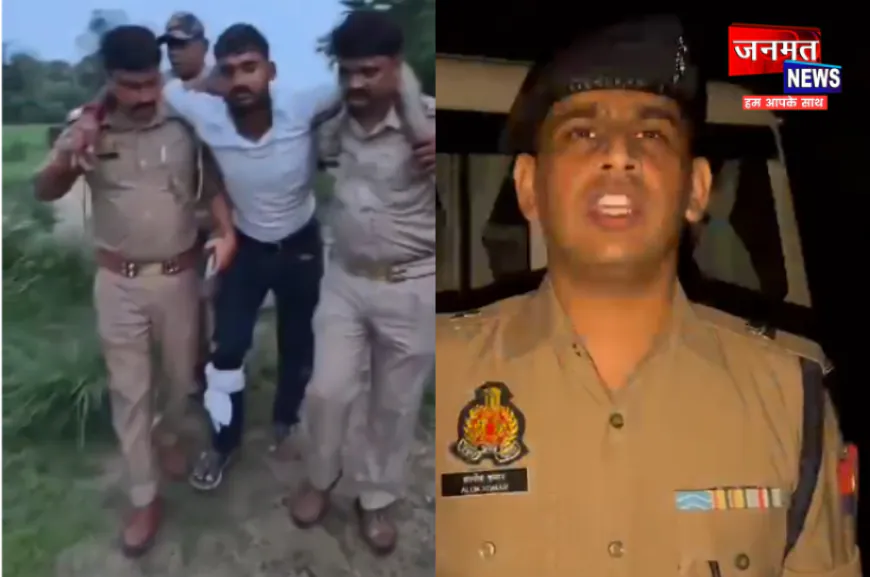 प्रतापगढ़: अमरगढ़ कोट लूटकांड का खुलासा, मुठभेड़ में आरोपी के पैर में लगी गोली; जेवरात व अवैध तमंचा बरामद