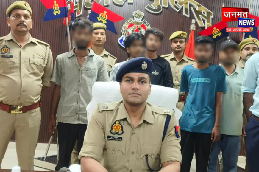 भदोही पुलिस का साइबर ठगी के नेटवर्क पर करारा प्रहार, 05 अभियुक्त गिरफ्तार