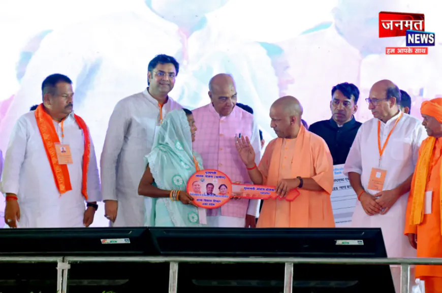 सिद्धार्थनगर पहुंचे मुख्यमंत्री योगी आदित्यनाथ, 311 करोड़ की 107 परियोजनाओं का किया शिलान्यास एवं लोकार्पण