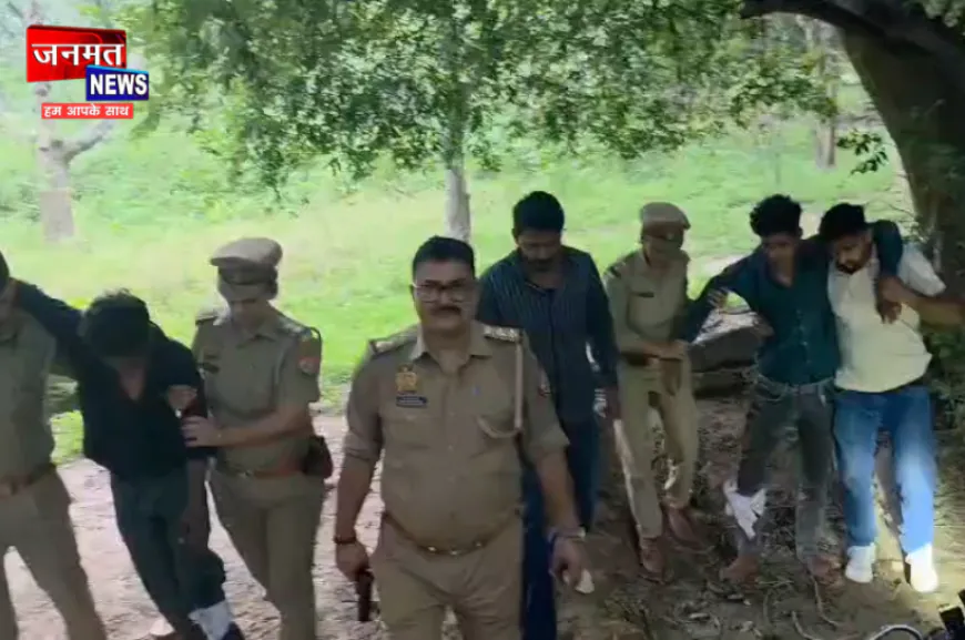 सीतापुर: 36 घंटे में चैन स्नैचिंग के दोनों आरोपियों को पुलिस ने दबोचा, मुठभेड़ में हुए घायल