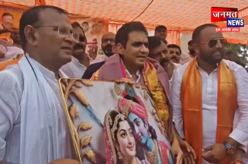 चंदौली: पचोखर पहुंचे नोएडा विधायक पंकज सिंह, भाजपा कार्यकर्ताओं ने किया जोरदार स्वागत