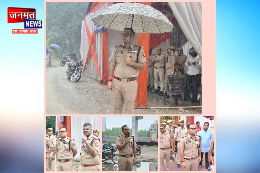 सहारनपुर: भारी बारिश में भी कांवड़ यात्रा का शानदार प्रबंधन, SSP ने संवेदनशील बिंदुओं का किया निरीक्षण