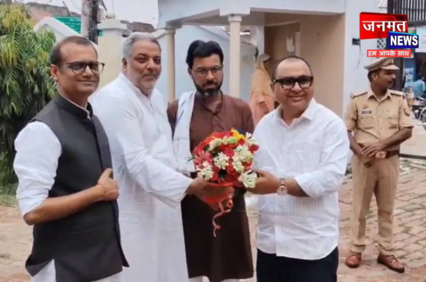 अयोध्या: फोर्ब्स इंटर कॉलेज पहुंचे भाजपा अल्पसंख्यक मोर्चा के पूर्व राष्ट्रीय अध्यक्ष, प्रबंधक ने किया भव्य स्वागत