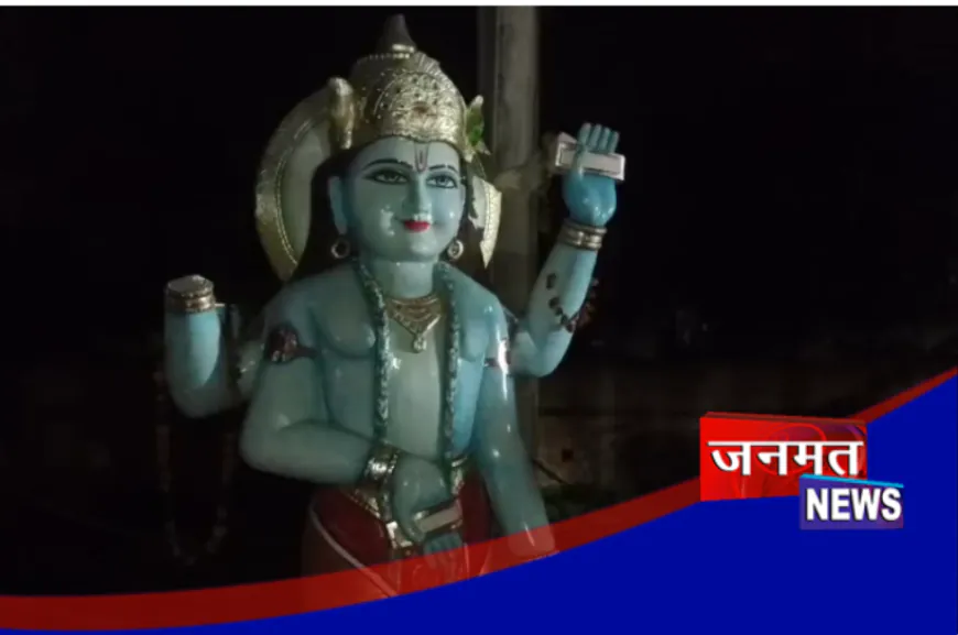 बुलंदशहर: असामाजिक तत्वों ने खंडित की मीन भगवान की मूर्ति, लोगों में भारी आक्रोश