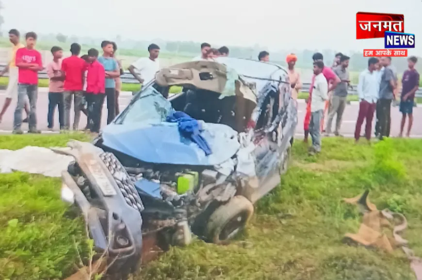 हरदोई: बेटी के इलाज की आस में मनौना धाम जा रहे परिवार की गाड़ी पलटी, चालक की मौत