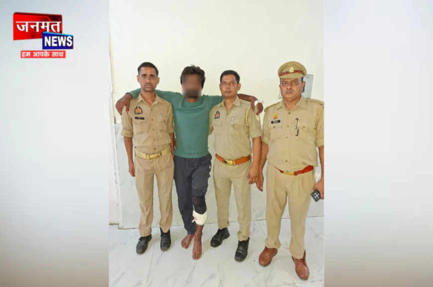 सहारनपुर: नकुड़ पुलिस की मुठभेड़ में लूट का वांछित आरोपी घायल, तमंचा और 10 हजार रुपये बरामद