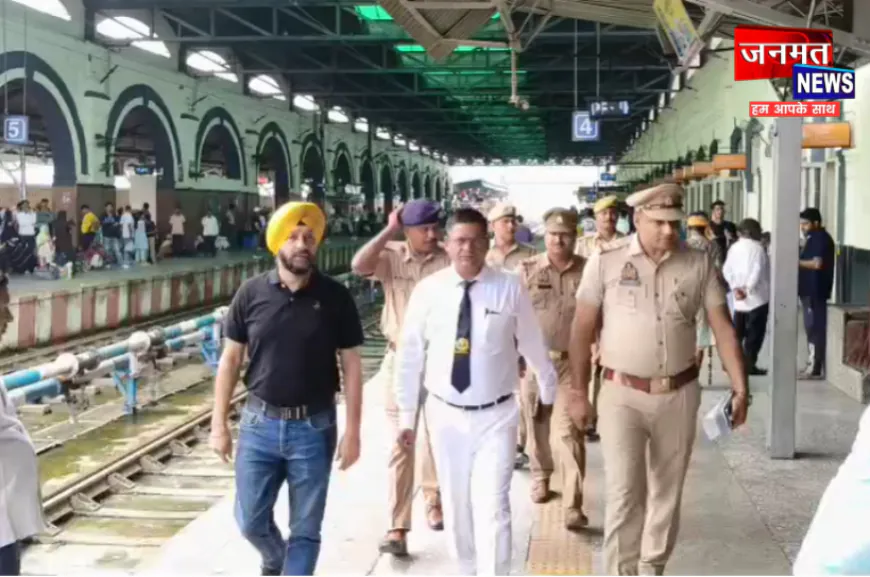 सहारनपुर: आगामी त्योहारों और बड़े आयोजनों को लेकर रेलवे स्टेशन पर कड़ा पहरा, 14 ट्रेनों को मिला अस्थायी ठहराव
