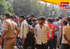 बुलन्दशहर: ई-रिक्शा चला रहे नाबालिग से भिड़ी बाइक, पुलिस के सामने जमकर हंगामा