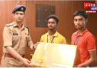 महाराजगंज: तेज बहाव वाली नहर में कूदे दो छात्र, बचाई महिला की जान; एसपी ने किया सम्मानित