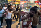 अलीगढ़: हिंदूवादी नेता सचिन राघव को दौड़ा-दौड़ाकर पीटा, पीटने वाले लगा रहे थे जय भीम के नारे