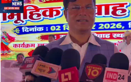 सीतापुर में सामूहिक विवाह कार्यक्रम संपन्न, 565 जोड़ों ने थामा एक-दूजे का हाथ