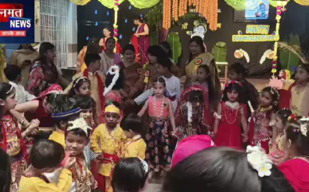 शाहजहांपुर: जन्माष्टमी पर बच्चों ने दी मनमोहक प्रस्तुतियां, गौशाला में की गौ-सेवा; जमकर झूमे वीआईपी ग्रुप के सदस्य