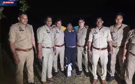 बुलंदशहर में पुलिस और चेन स्नेचर के बीच मुठभेड़, गोली लगने से बदमाश घायल; असलहा कारतूस बरामद