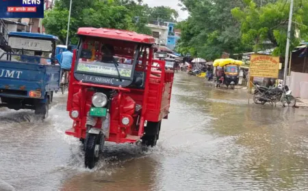 प्रतापगढ़: कुंडा के तिलोरी समेत तीन मोहल्लों में जलभराव, सड़कें बनीं तालाब; आवागमन प्रभावित