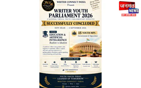 लखनऊ में ‘Writer Youth Parliament 2026’ भव्य आयोजन, युवाओं ने ‘शिक्षा और AI’ पर रखी बेबाक राय