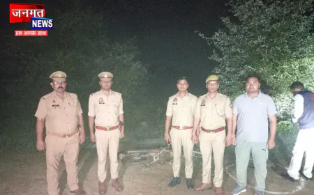 बुलंदशहर: शातिर गौ तस्कर के साथ चोला पुलिस की मुठभेड़, बदमाश के पैर में लगी गोली; गिरफ्तार