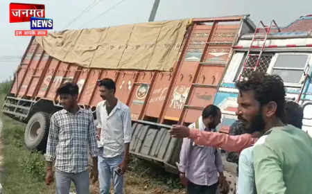औरैया: बेकाबू ट्रक ने दो बाइक सवारों को रौंदा, शिक्षक की मौत; युवक गंभीर