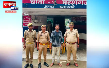 प्रतापगढ़: महेशगंज पुलिस की बड़ी कार्रवाई, अवैध पटाखों के साथ युवक गिरफ्तार