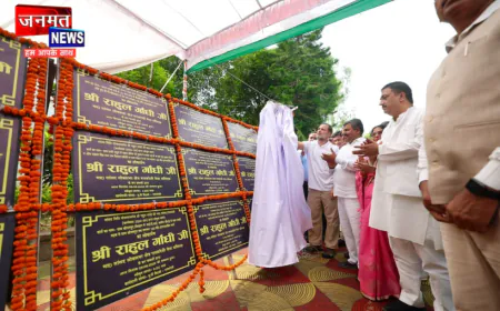 रायबरेली: राहुल गांधी ने करोड़ों की विकास योजनाओं का किया लोकार्पण-शिलान्यास, जनता को मिलेगी बड़ी सौगात