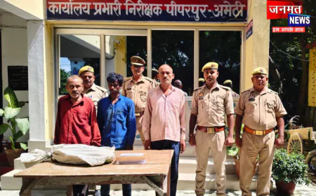 अमेठी: दुकान में सेंधमारी की फिराक में थे तीन शातिर, पुलिस ने दबोचा; तमंचा-कारतूस बरामद