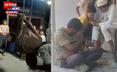 सहारनपुर में इश्क की तालिबानी सजा! युवक को उल्टा लटकाया, रस्सियों से बांधकर पीटा; पुलिस कर रही जांच