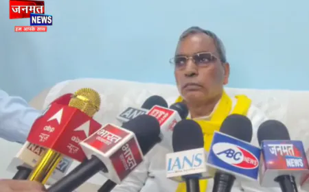 कानपुर देहात पहुँचे सुभासपा के राष्ट्रीय अध्यक्ष ओपी राजभर, अखिलेश यादव और राहुल गांधी पर साधा निशाना