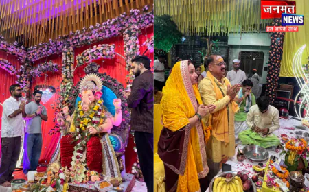 लखनऊ में भव्य गणेशोत्सव का आयोजन, 22 सितंबर तक चलेगा उत्सव; शाम को हो रही भजन संध्या