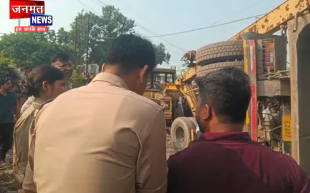 बुलंदशहर: झुग्गी पर पलटा बदरपुर से भरा डंपर, अंदर फंसा एक बच्चा; रेस्क्यू में जुटा पुलिस-प्रशासन