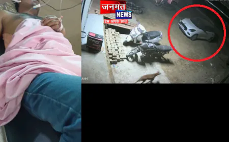 अलीगढ़ में अज्ञात हमलावरों ने की युवक पर फायरिंग, गंभीर रूप से घायल; CCTV वीडियो वायरल