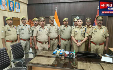 हरदोई पुलिस विभाग के अधिकारियों एवं कर्मचारियों को सेवा पदक लगाकर किया सम्मानित, पुलिसकर्मियों में दिखा उत्साह