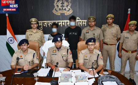 मुजफ्फरनगर में जनसेवा केंद्र चोरी का 48 घंटे में खुलासा, मुठभेड़ में दो बदमाश गिरफ्तार; तीसरा आरोपी फरार